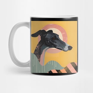 Greyhound in 80's Mug